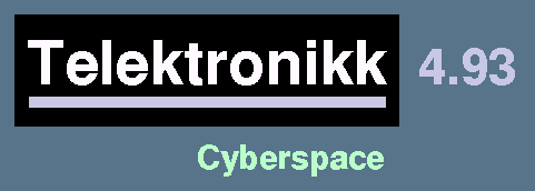 Telektronikk 4/93: Cyberspace